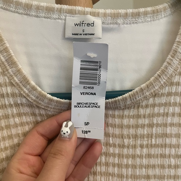 Aritizia Yellow Gingham Verona Dress NWT - Picture 4 of 4